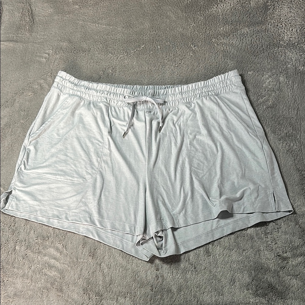 Women's Light Gray workout Shorts